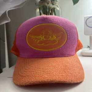 Boys Lie Orange Trucker Hat